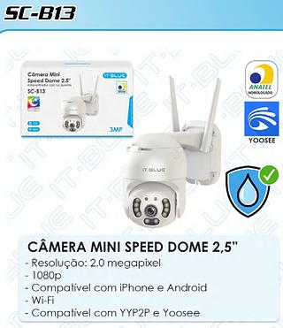 CAMERA INTELIGENTE COM RASTREAMENTO HUMANO ITBLUE