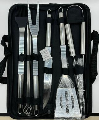 KIT PARA CHURRASCO COM 6 PEÇAS LEON GTS