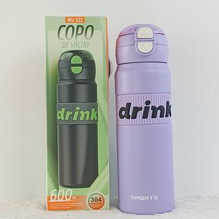 COPO DE VACUO 600ML AÇO INOXIDAVEL