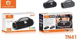CAIXA DE SOM GRAVE PONTENTE 60W RGB HMASTON