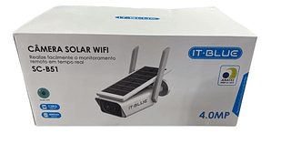 CAMERA SOLAR WIFI 4.0MP IT-BLUE