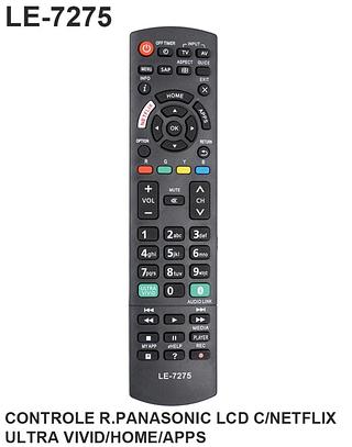 CONTROLE REMOTO PANASONIC LCD COM NETFLIX ULTRAVIVID/HOME/APPS LEON GTS