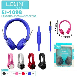 FONE DE OUVIDO COM FIO STEREO AUSCULTADORES LEON GTS (NO ESTADO)