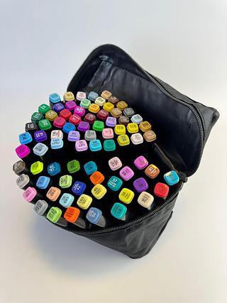 CANETA HIDROGRÁFICA TOUCH 80PCS REF:CH-008