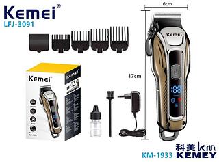 MAQUINA DE CORTA CABELO SEM FIO BLADE ADJUSTMENT KEMEI