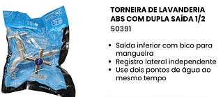 TORNEIRA PVC CROMADA USO GERAL 1/2 NAVY+TOOLS