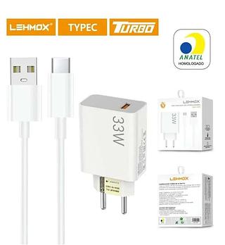 33W CONJUNTO DE CARREGADORES LEHMOX