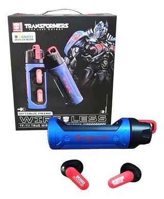 FONE DE OUVIDO WIRELESS BT HEADSET TRANSFORMERS