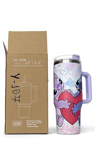 COPO TERMICO PERSONALIZADO 40OZ 1200ML STITCH FEATURES