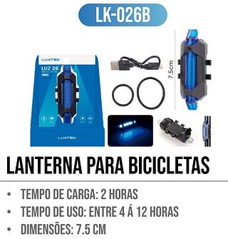LUZ DE BICICLETA LUATEK