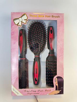 KIT DE ESCOVAS THREE SETS HAIR BRUSH MADE BASICS