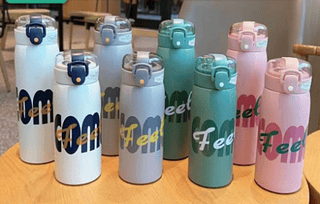 COPO DE VACUO AÇO INOXIDAVEL DE ALTA QUALIDADE 350ML (7893255411904)