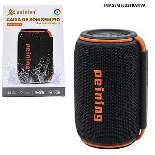 CAIXA DE SOM SEM FIO 5W RGB PEINING