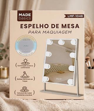 ESPELHO DE MESA PARA MAQUIAGEM MADE BASICS