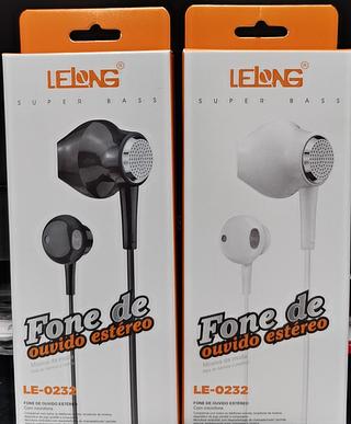 FONE DE OUVIDO ESTEREO LELONG