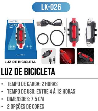 LUZ DE BICICLETA LUATEK