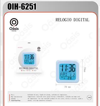 RELOGIO DIGITAL OÁSIS MARKET
