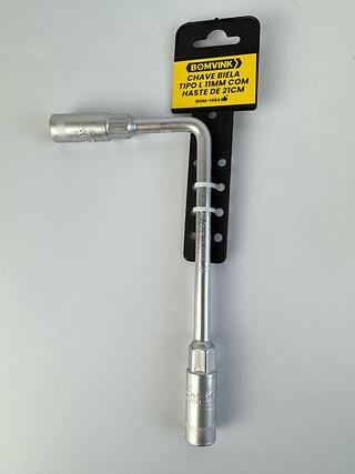 CHAVE BIELA TIPO L 11MM COM HASTE DE 21CM BOMVINK