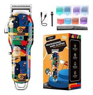 MAQUINA DE CORTA CABELO PROFISSIONAL HAIR CLIPPER KEMEI