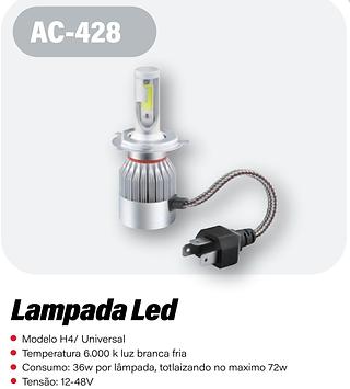 LAMPADA LED PARA MOTO 12V/48W ATEC